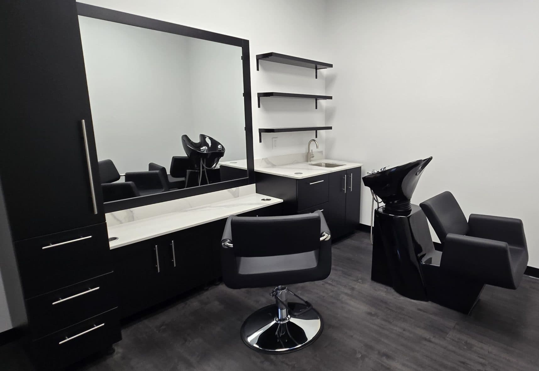 Beauty professional Becky Beanblossom at The Hive Salon Studios in Florence, KY.